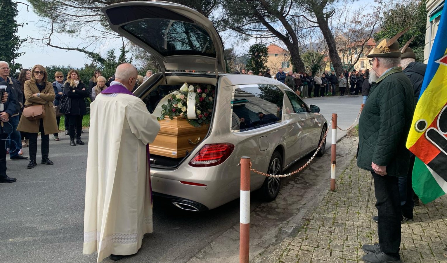 L'abbraccio di Sant’Olcese a Barbara Wojcik: 