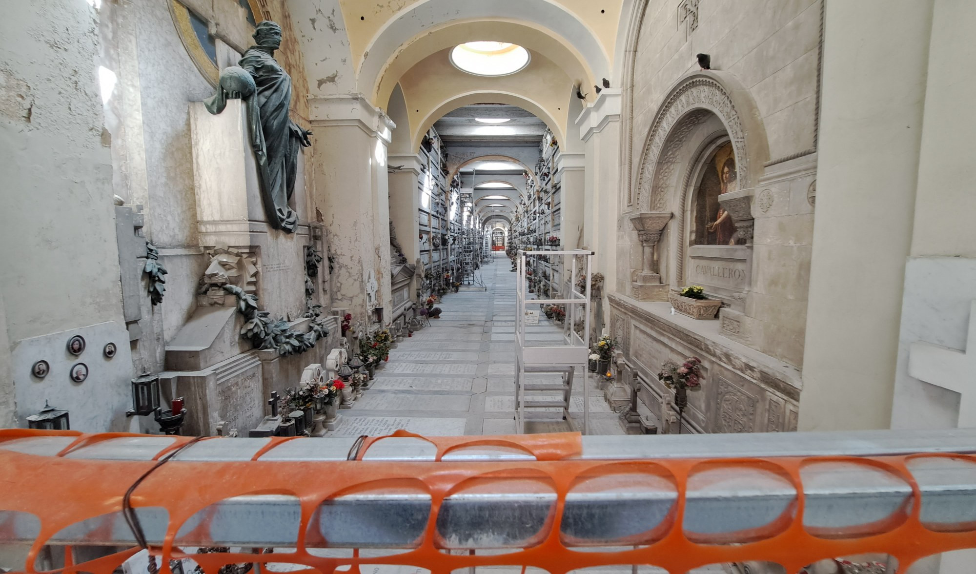 Cimitero di Staglieno, da Asef 1,4 milioni per la galleria frontale