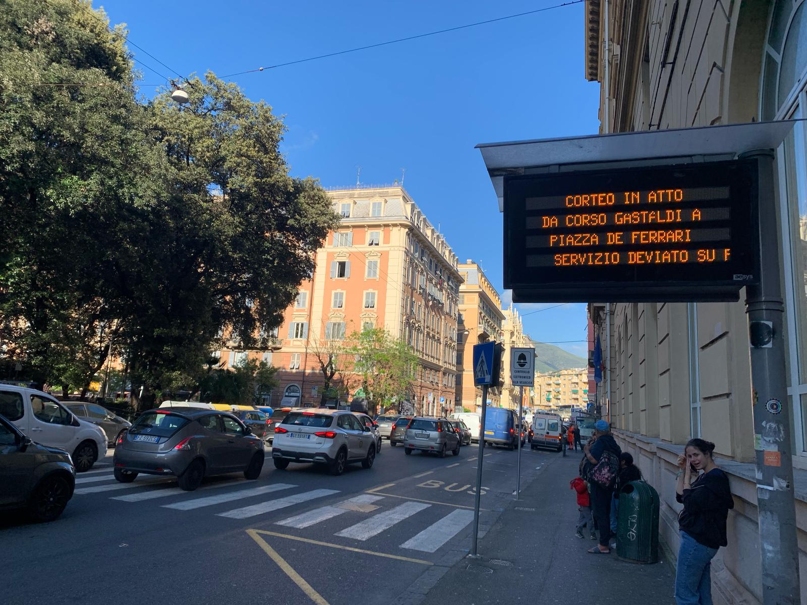 Traffico zona San Fruttuoso