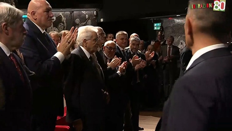 Il Presidente della Repubblica Mattarella al Teatro nazionale Ivo Chiesa