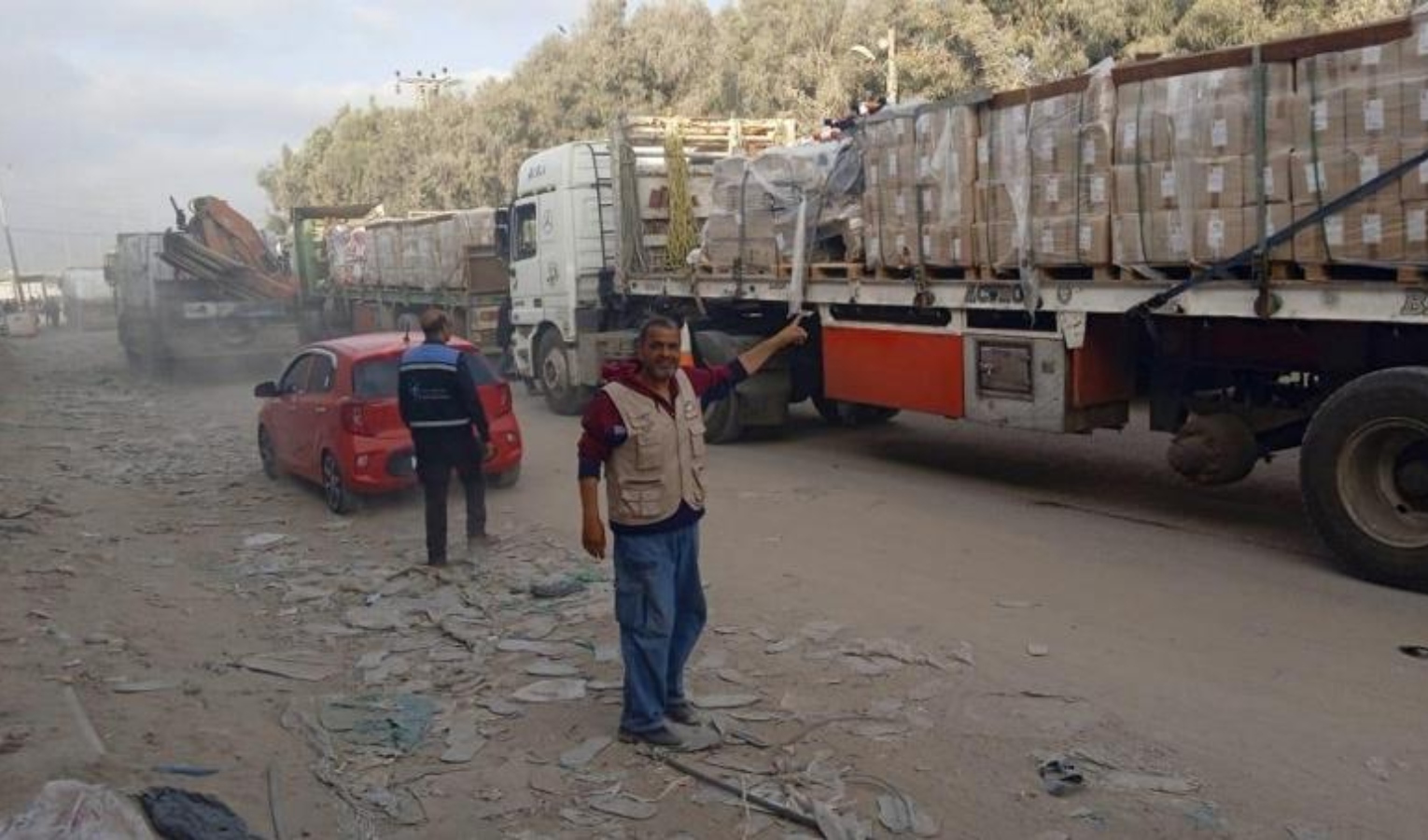 Gli aiuti genovesi di Music for peace sono arrivati a Gaza