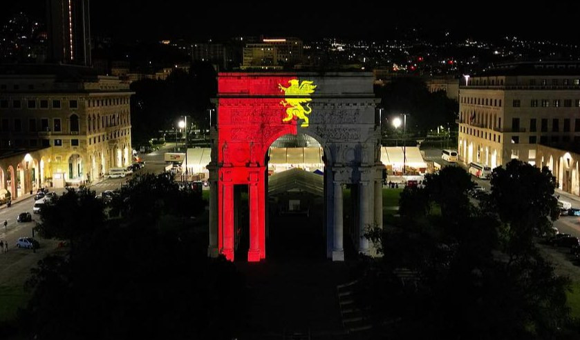 Genoa, che spettacolo la festa dei tifosi in piazza