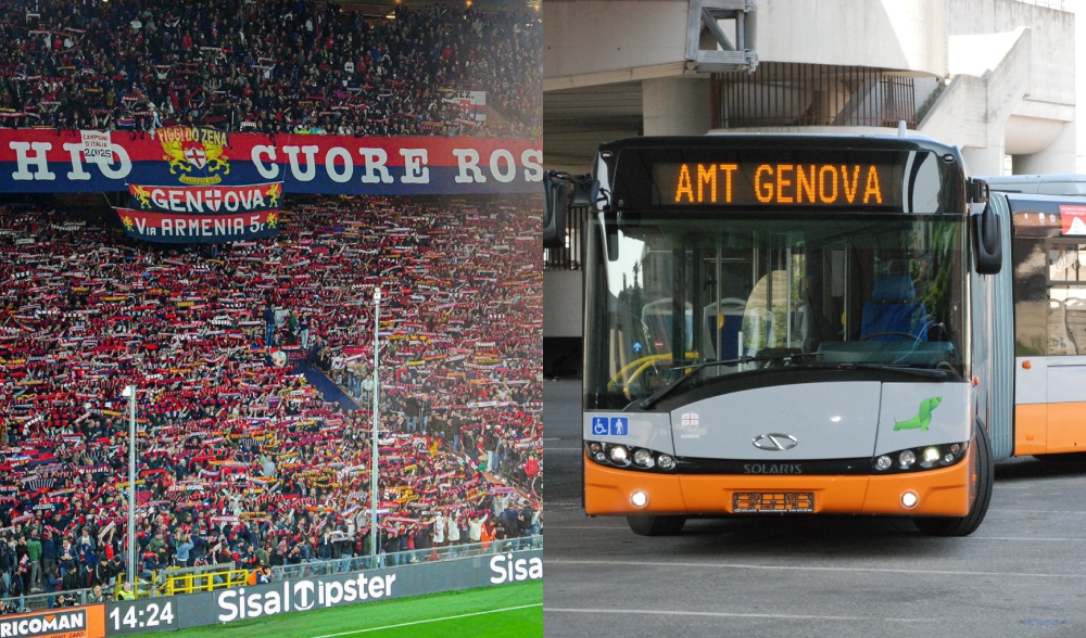 Amt, ecco le linee bus attive per Genoa-Fiorentina