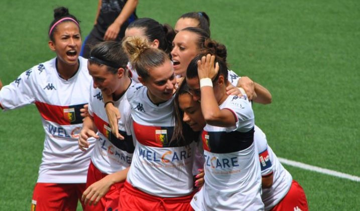 Genoa, la squadra femminile è ufficialmente in serie B