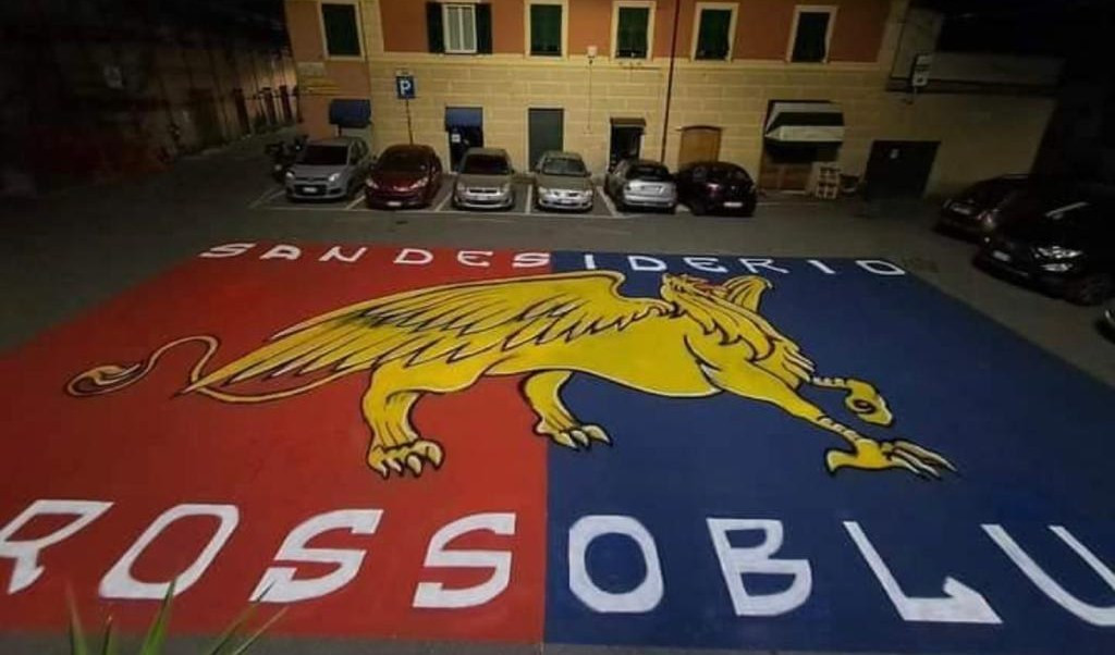 Genoa, San Desiderio, Vernazza e Moneglia si colorano di rossoblù