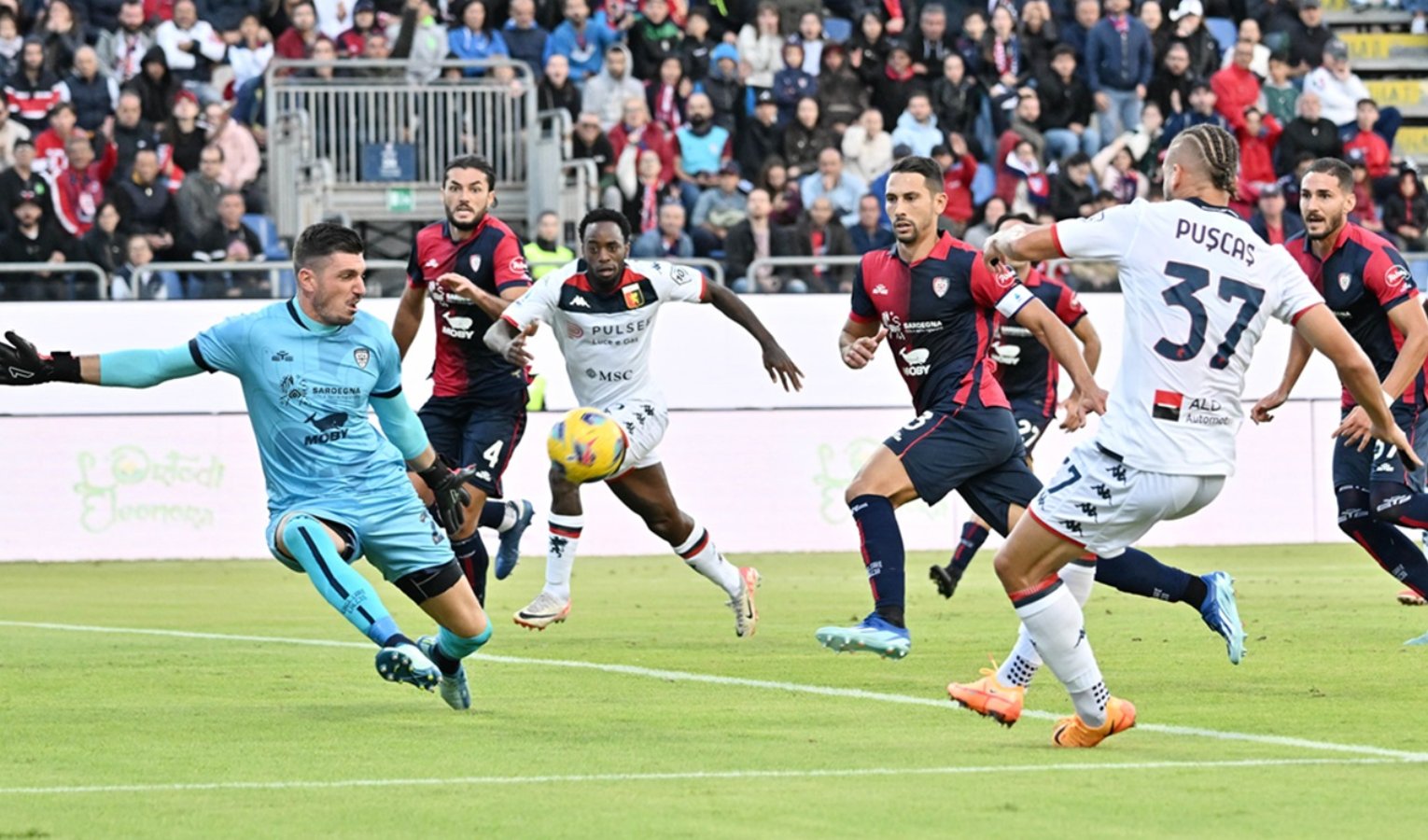 Gud non basta, Sardegna amara per il Genoa: vince il Cagliari 2-1