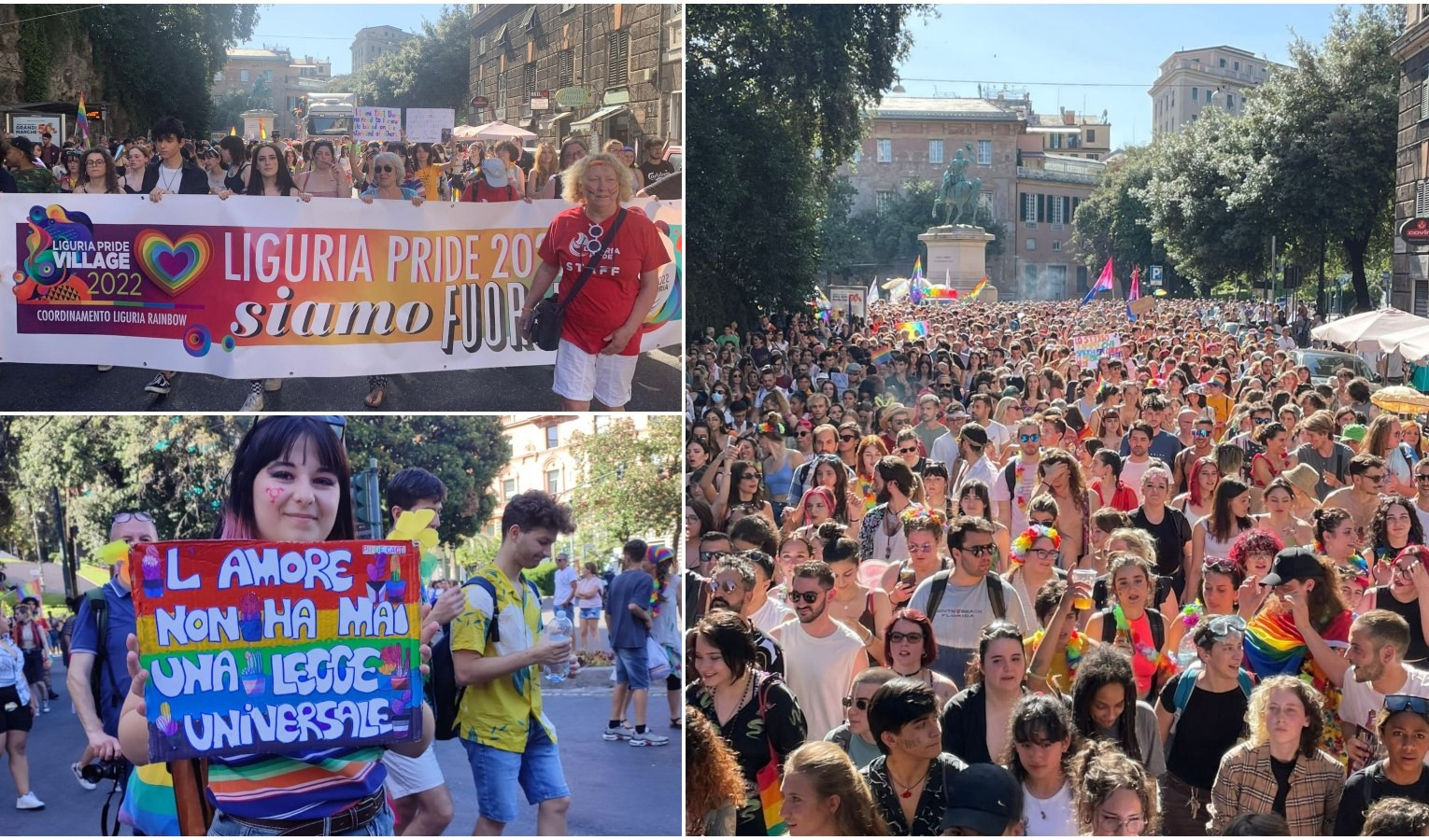 Il Liguria Pride colora le vie del centro: oltre 15mila in corteo