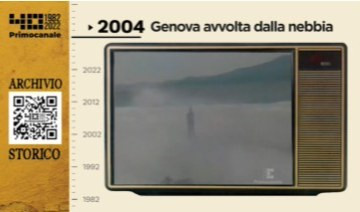 Dall'archivio storico di Primocanale, 2004: la nebbia avvolge Genova