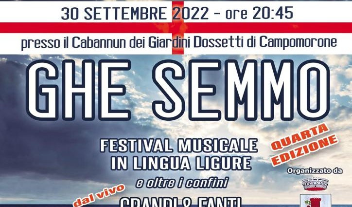 Venerdì sera il Ghe Semmo, Liguria Ancheu in onda sabato alle 21