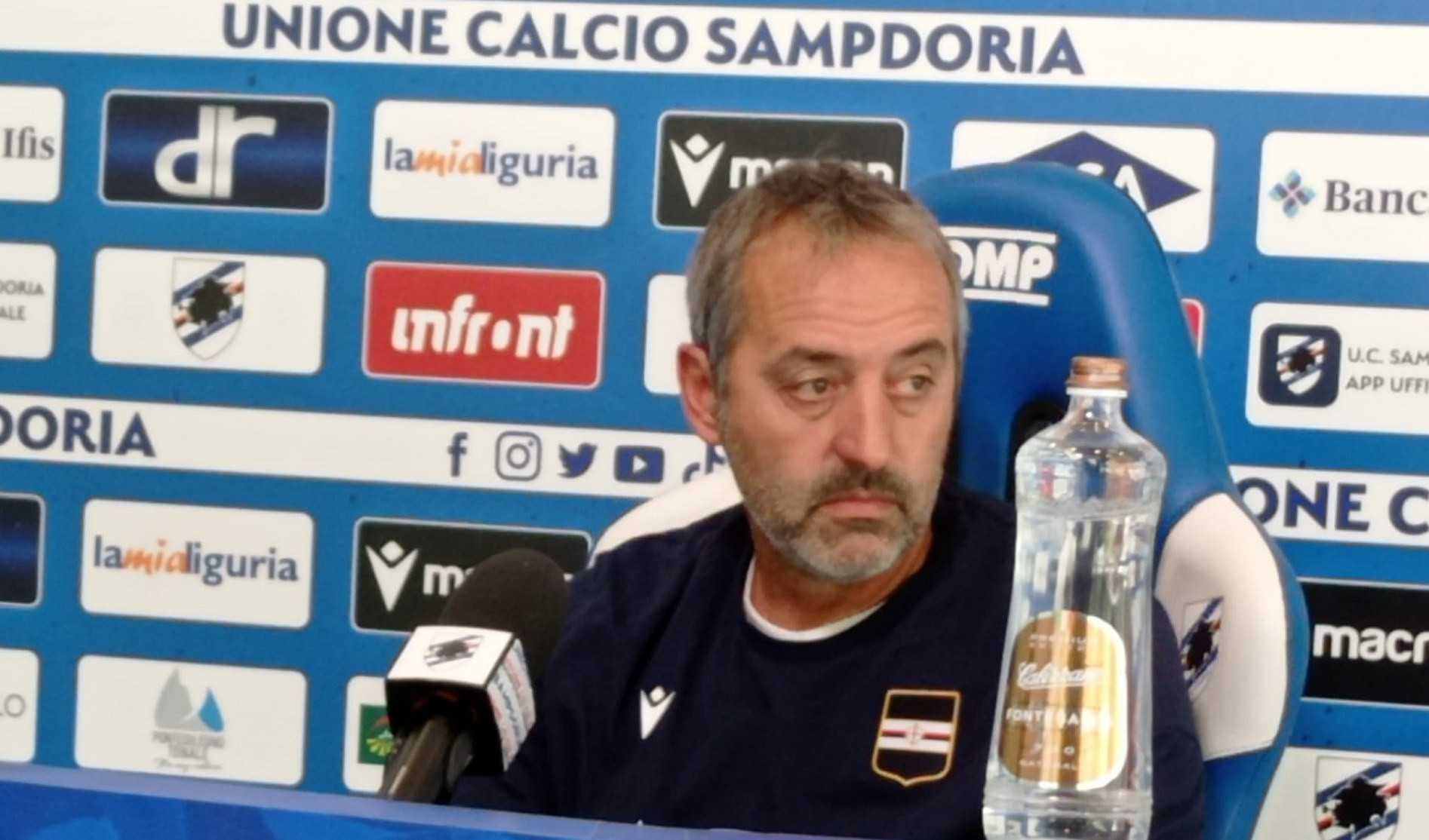 Sampdoria: quattro assenti tra i convocati da Giampaolo per la Lazio
