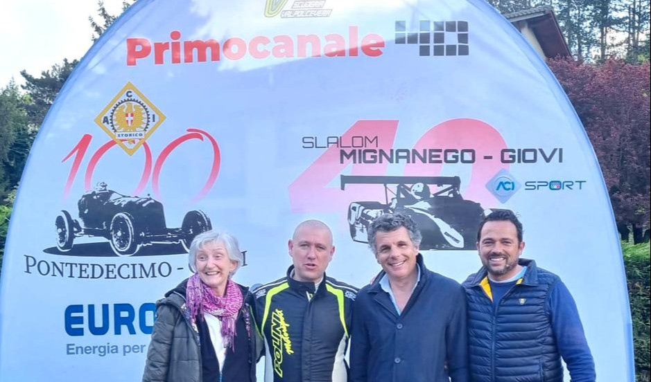 Sole, pioggia e spettacolo di velocità per la Mignanego-Giovi