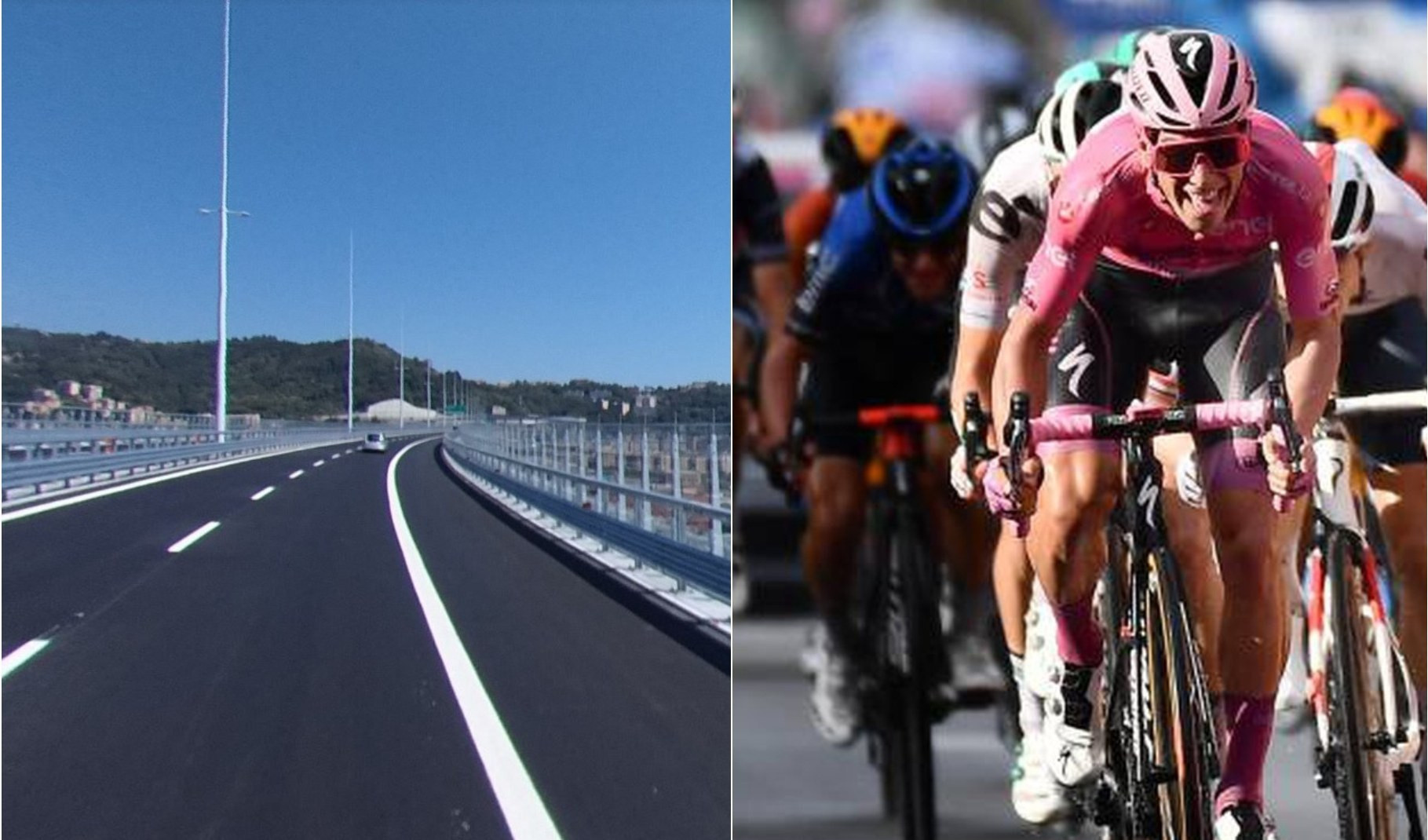 Giro d'Italia, la corsa passerà sul ponte San Giorgio e sulla Sopraelevata 