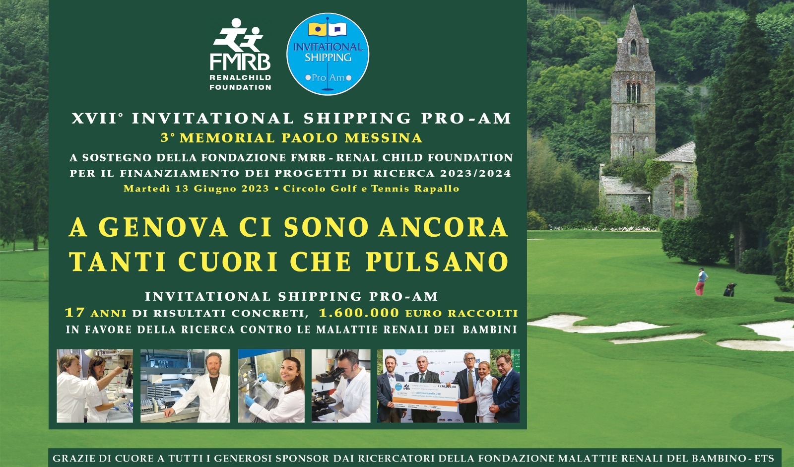 Torna Shipping Pro Am, l'evento per la ricerca sulle malattie renali infantili