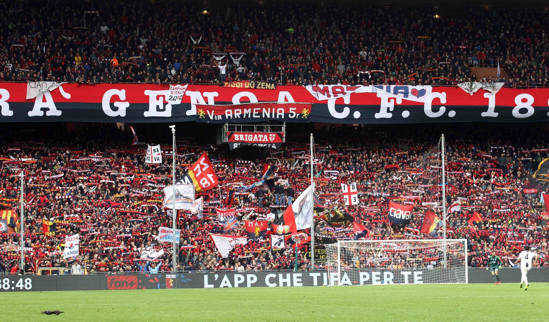 Verso Spal - Genoa, esaurito il settore ospiti dello stadio Mazza