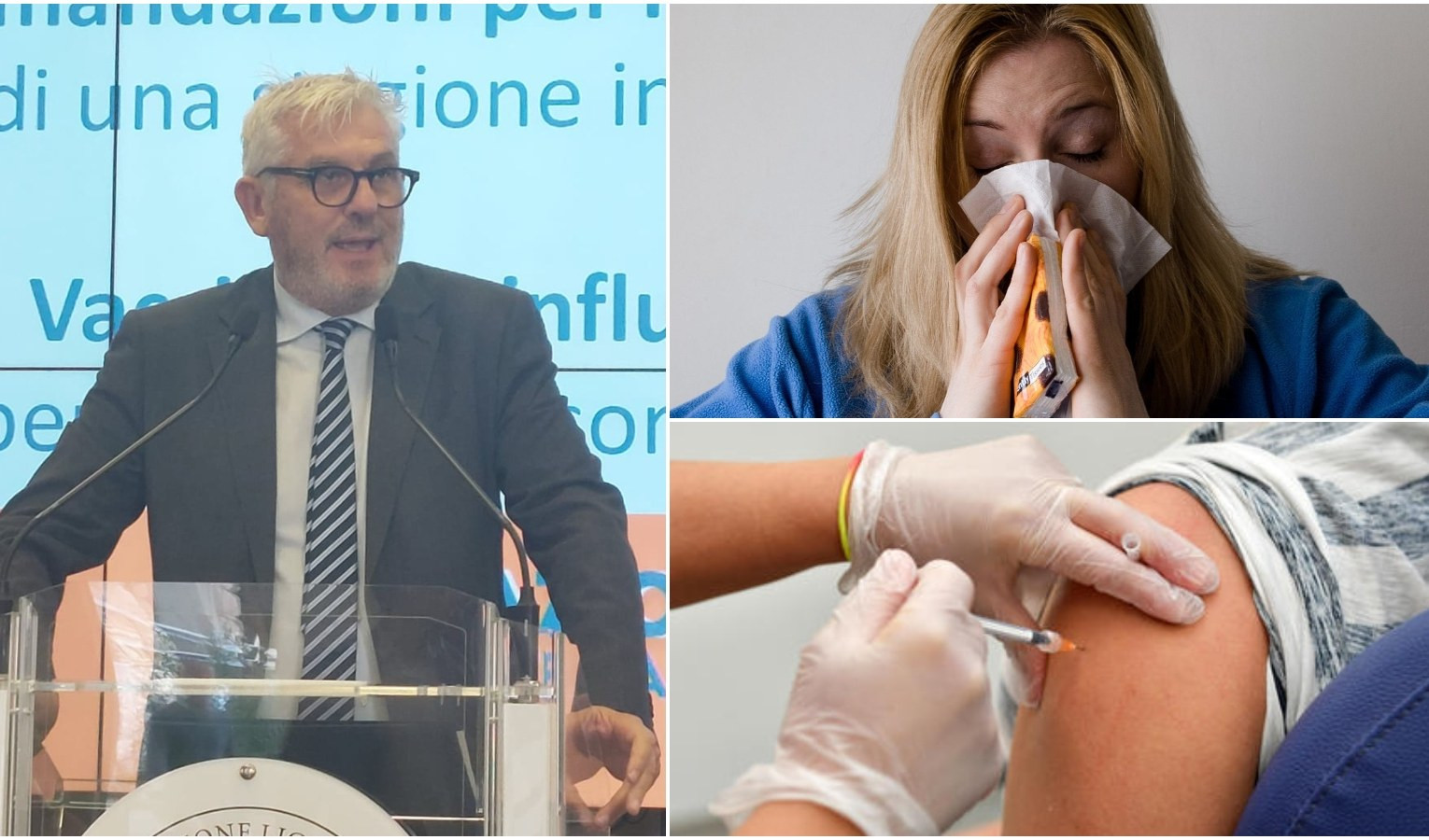 Influenza stagionale: primo caso in Liguria, scatta campagna vaccinale. Assessore Gratarola: "Importante come quella contro il Covid"