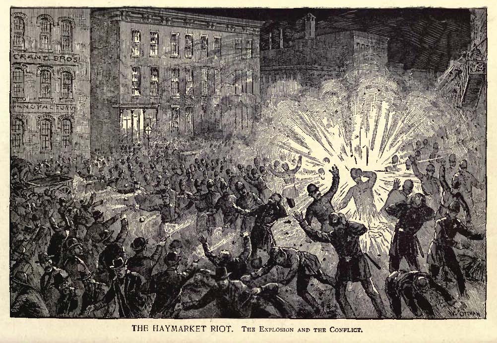 La rivolta di Haymarket a Chicago