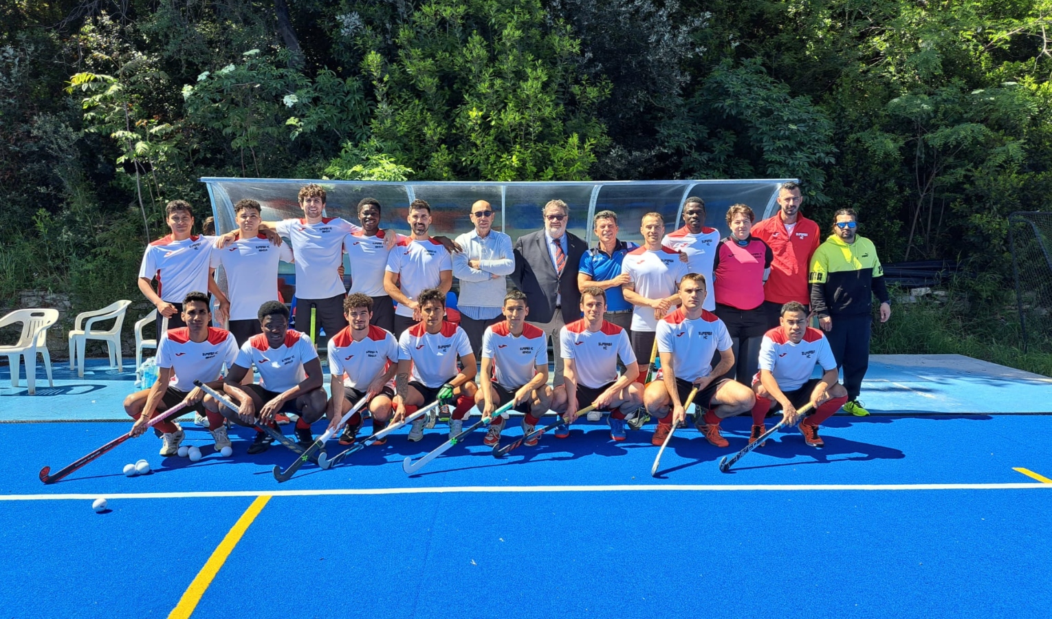 Genova, ecco le nuove panchine nello stadio dell'hockey su prato