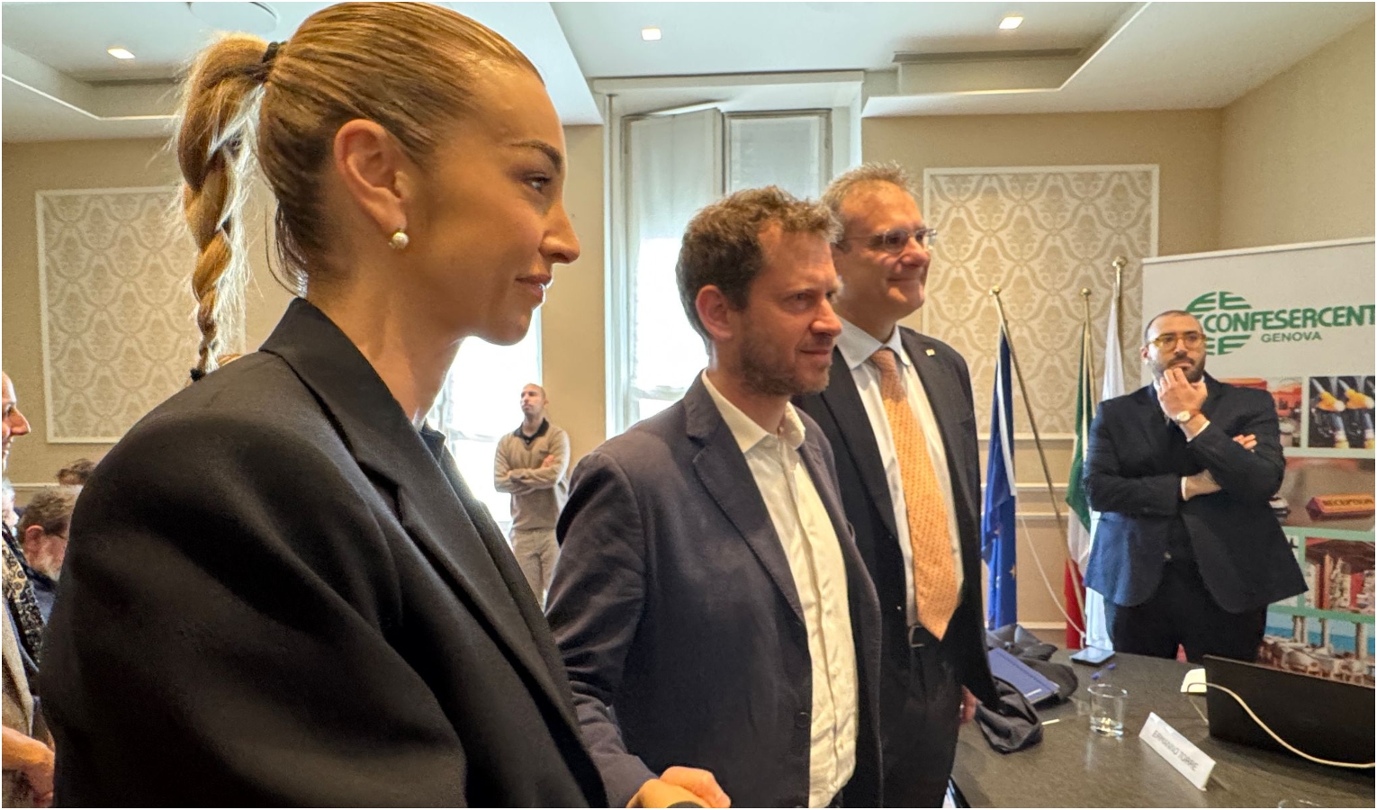 I candidati a sindaco di Genova a Confesercenti