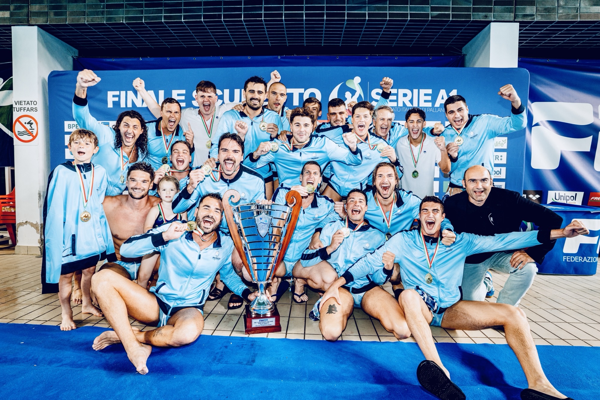Fantastica Pro Recco è ancora campione d'Italia