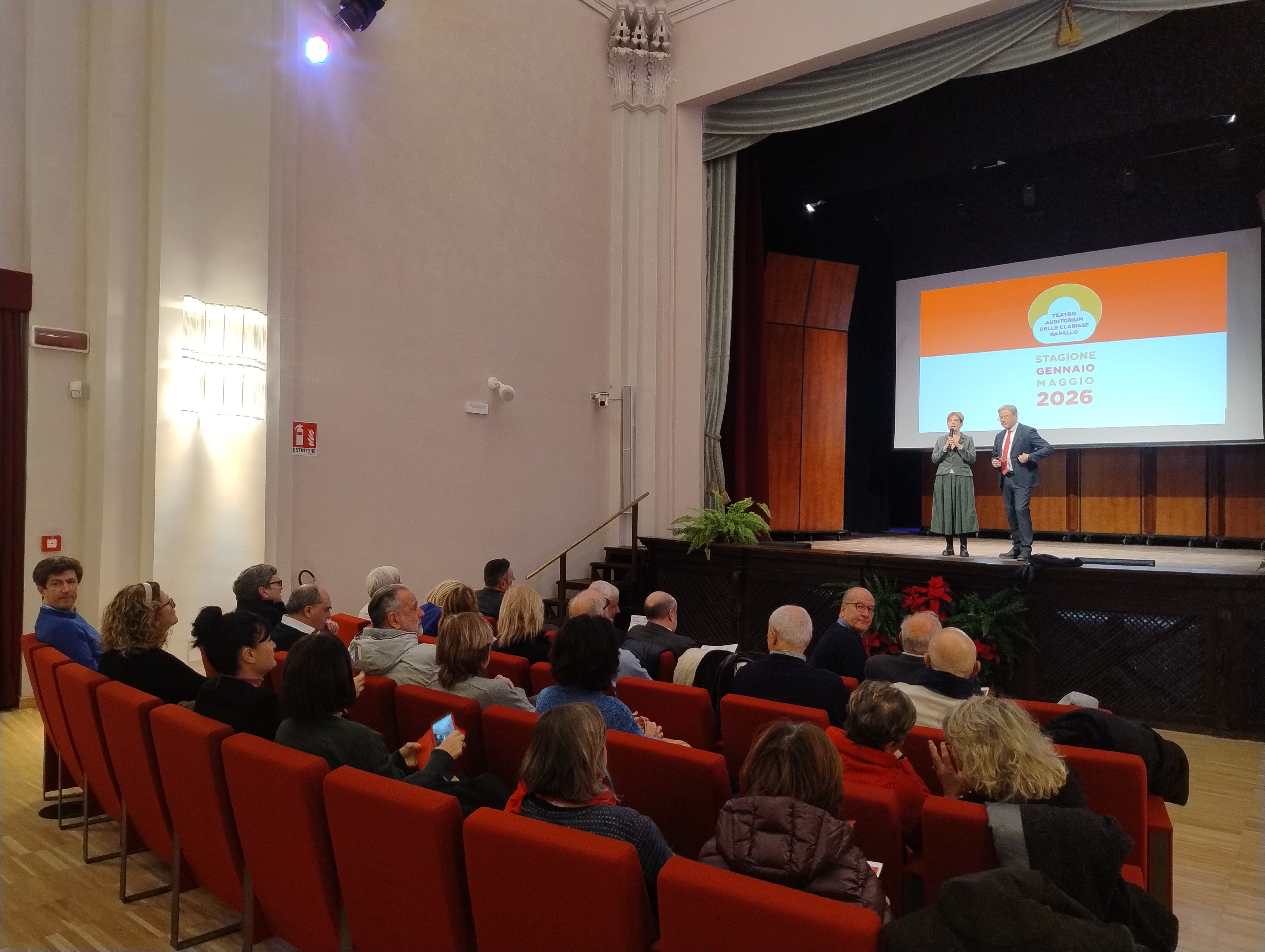 Rapallo rialza il sipario: trentotto spettacoli per inaugurare il nuovo teatro delle Clarisse