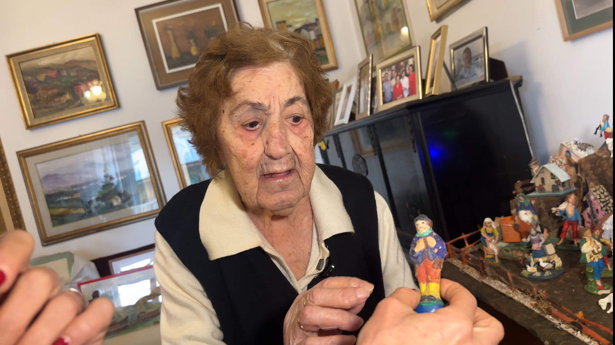Il presepe di Gianna, 105 anni: 
