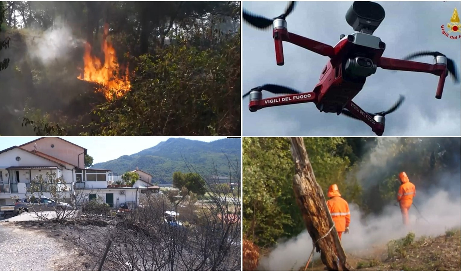 Incendi in Liguria, fiamme sotto controllo ad Albenga: usati i droni per la perimetrazione