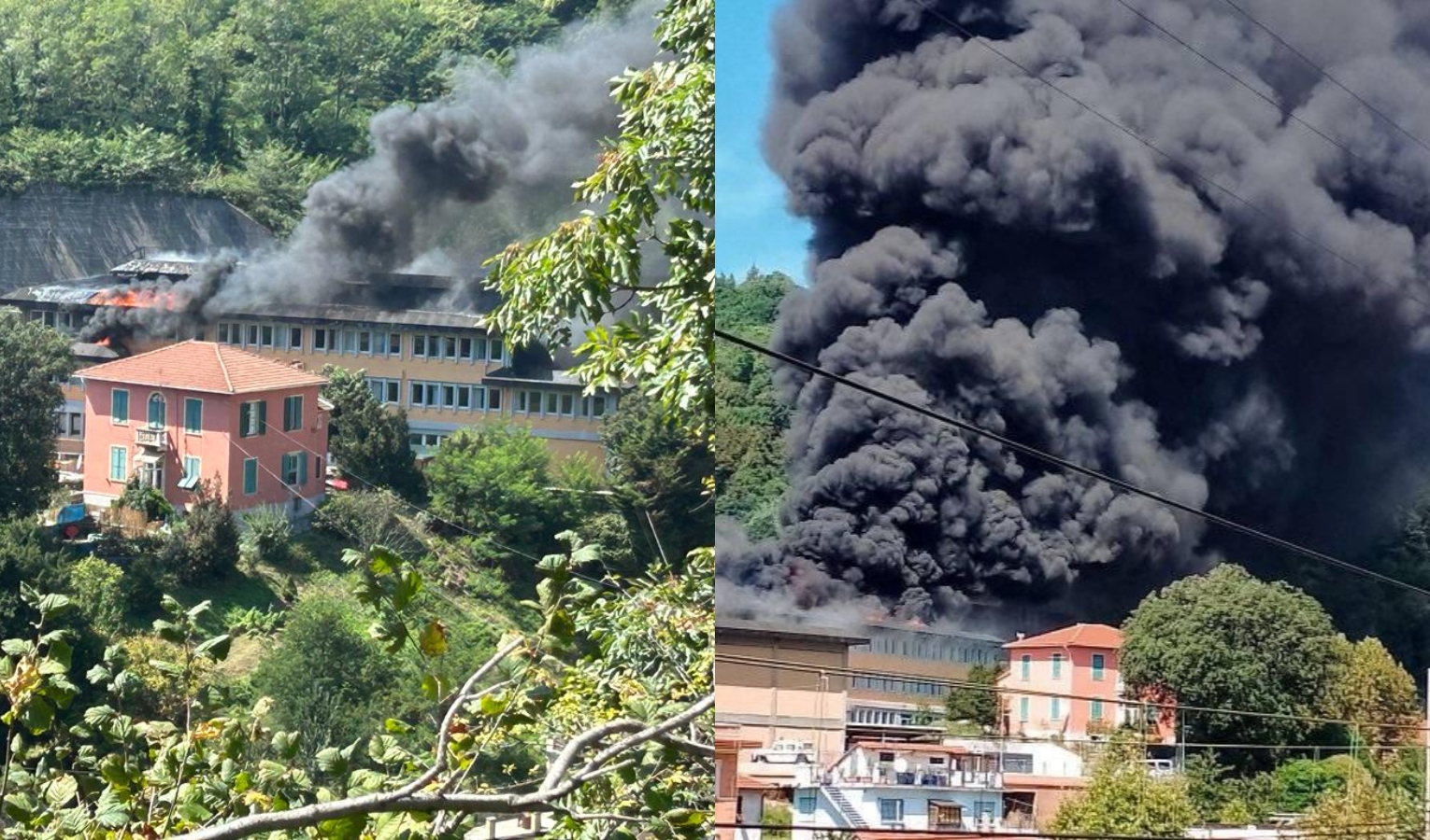 Scuola in fiamme, la conferma: cortocircuito dei pannelli solari