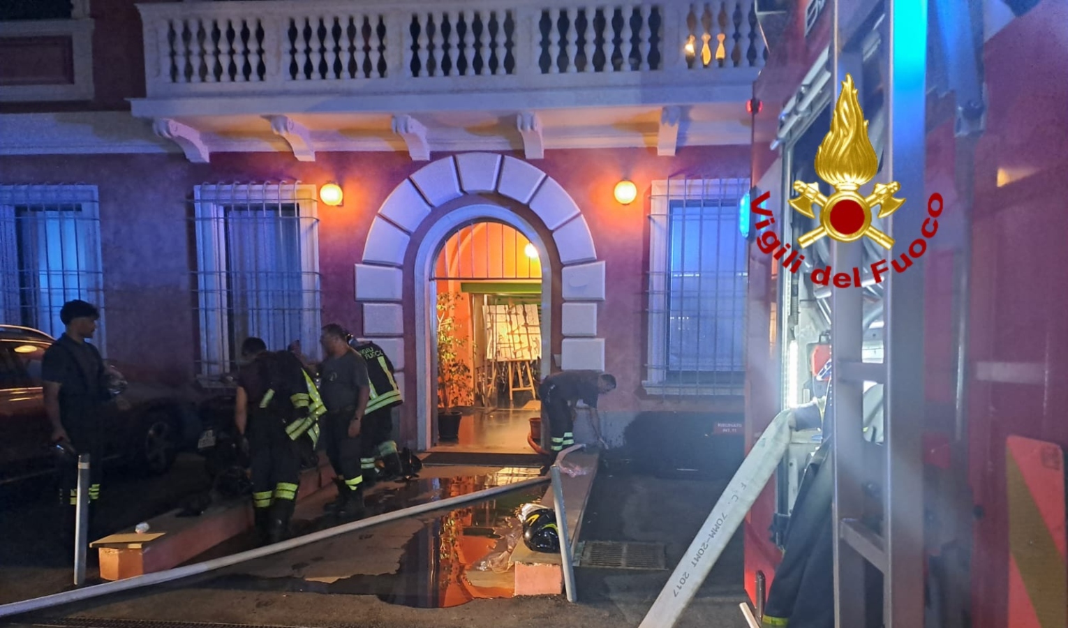 Genova, incendio nel palazzo della fondazione di Renzo Piano a Vesima