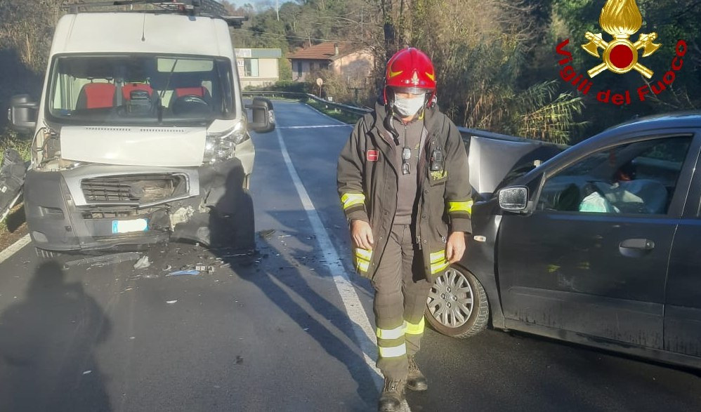 La Spezia, incidente  in via Buonviaggio