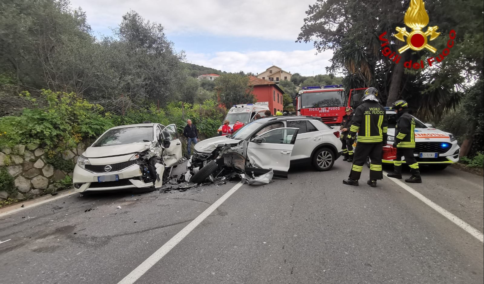 Incidente a Imperia, via Nazionale riaperta al traffico