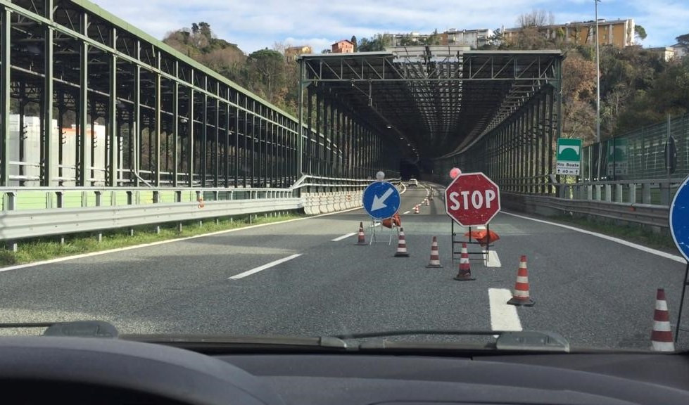 Autostrade choc, torna follia cantieri: Rapallo ingresso-tagliola