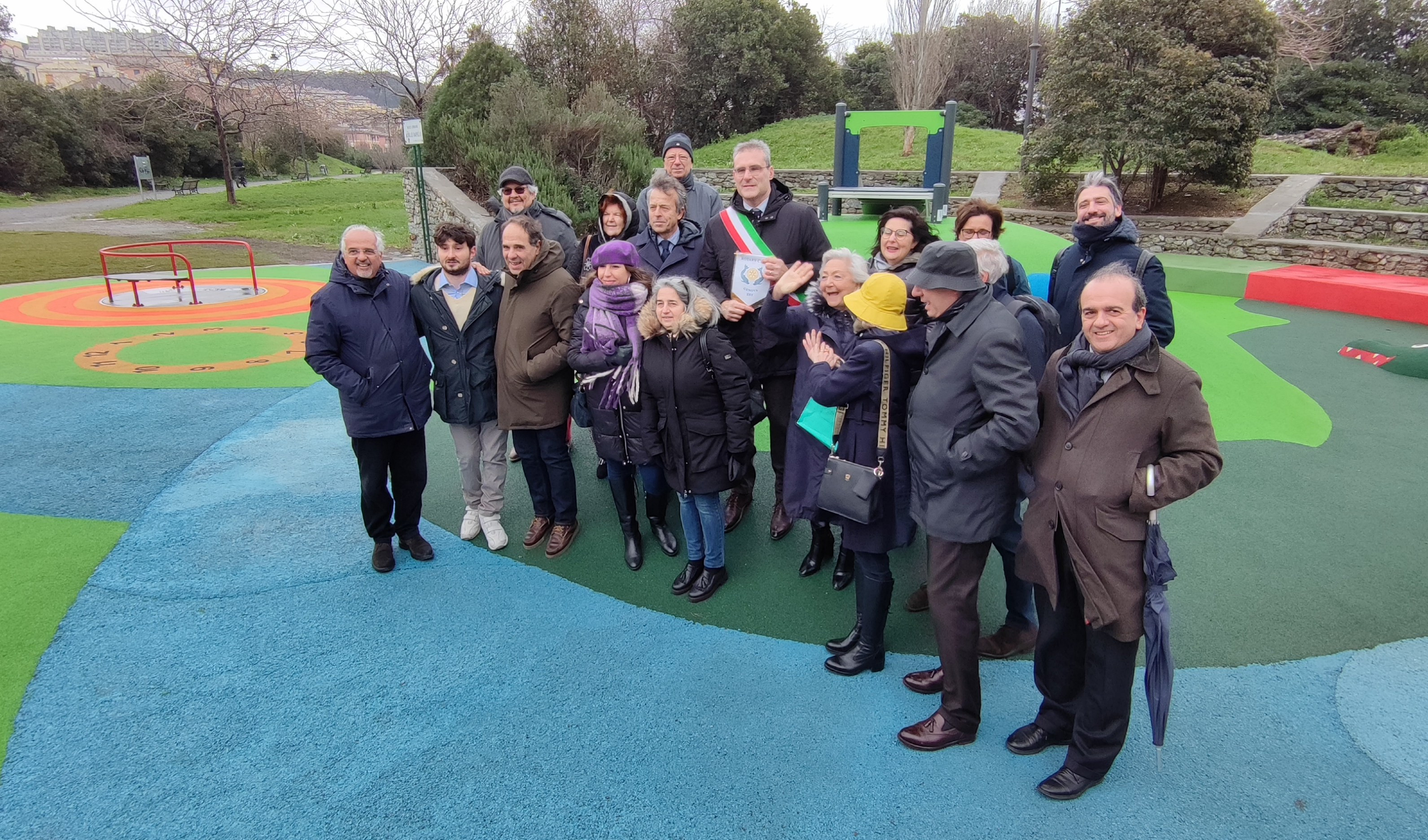 Genova Pra': inaugurato il nuovo parco giochi Isola della felicità