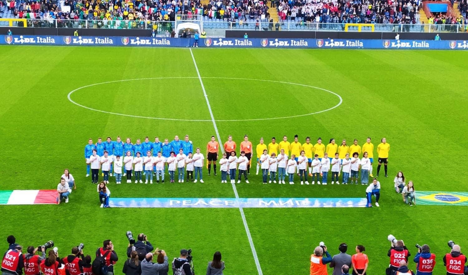 Nazionale femminile a Genova, al Ferraris Italia battuta 1-0 dal Brasile