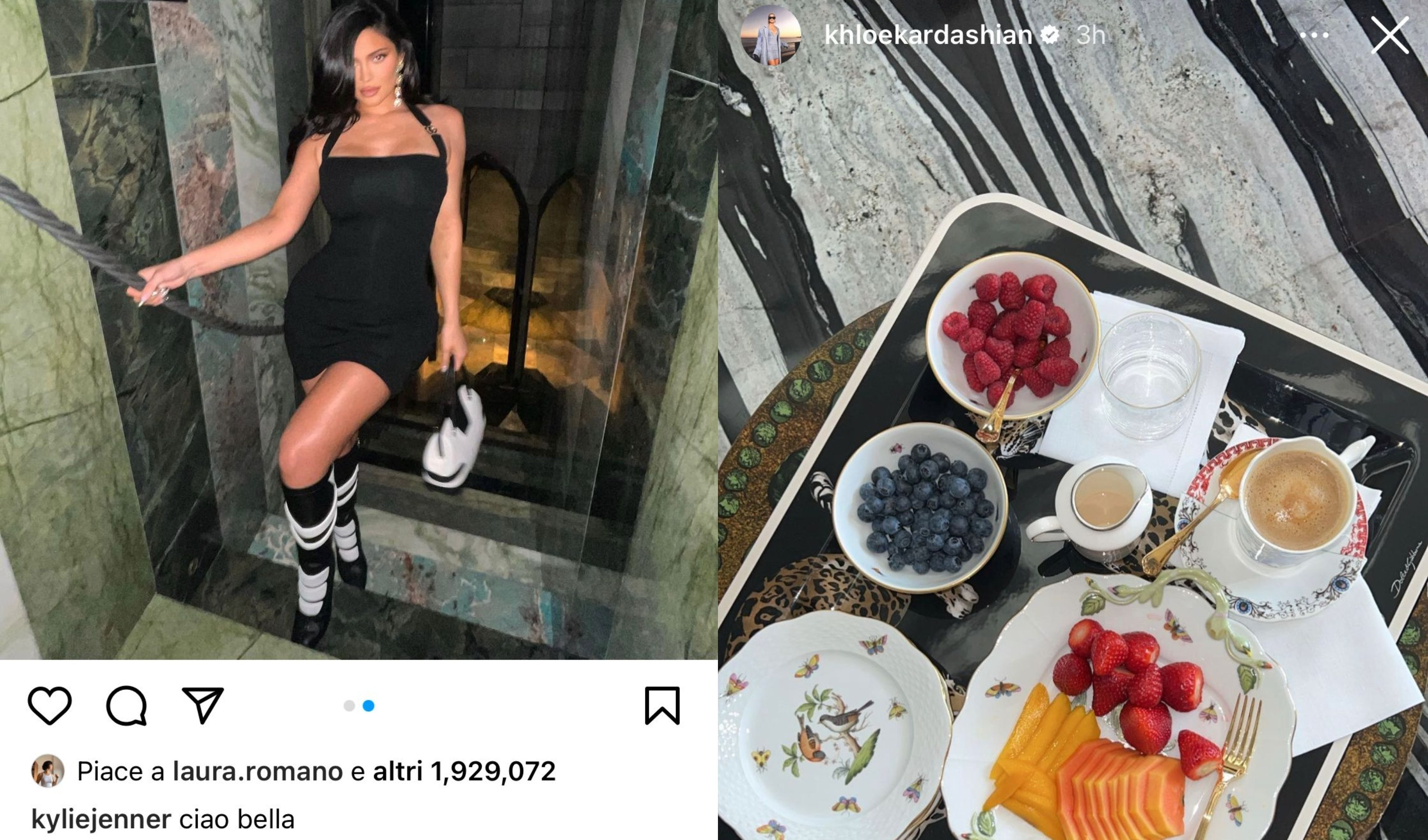 Kardashian a Portofino per il terzo si di Kourtney e Travis, i primi post sui social 