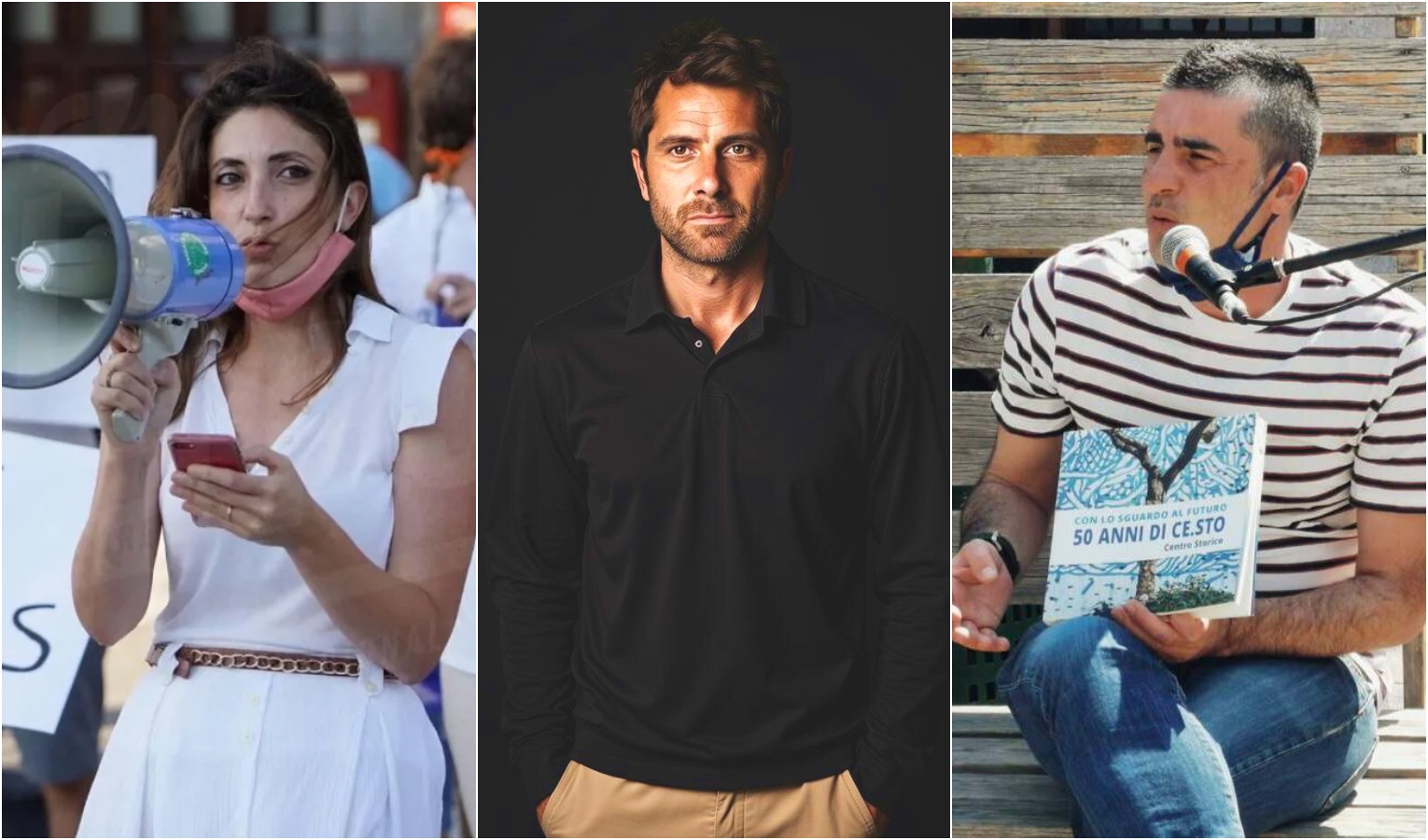 Elena Putti, Andrea Acquarone, Marco Montoli I fondatori di Koinè Putti, Acquarone e Montoli