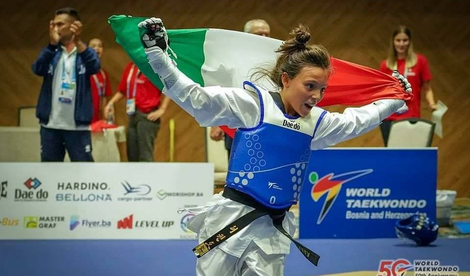 Lampis, la genovese campionessa mondiale di taekwondo a tredici anni