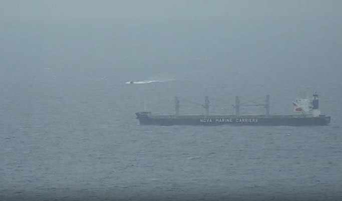 Diga, gettato il secondo carico di ghiaia con la nave da Cartagena 