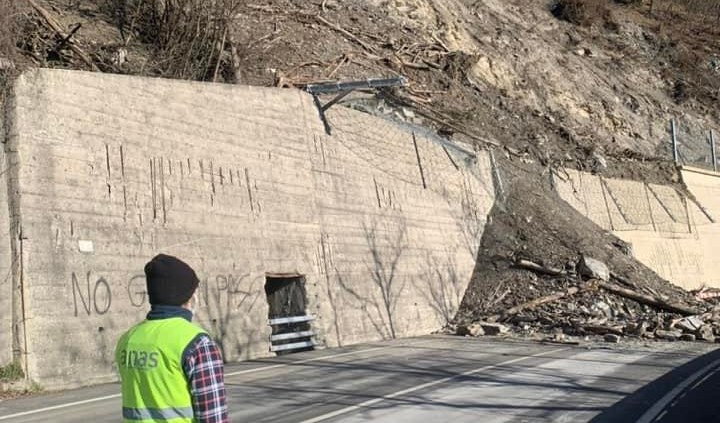 Frana dei Giovi, inizio lavori dopo arresto completo del movimento roccioso