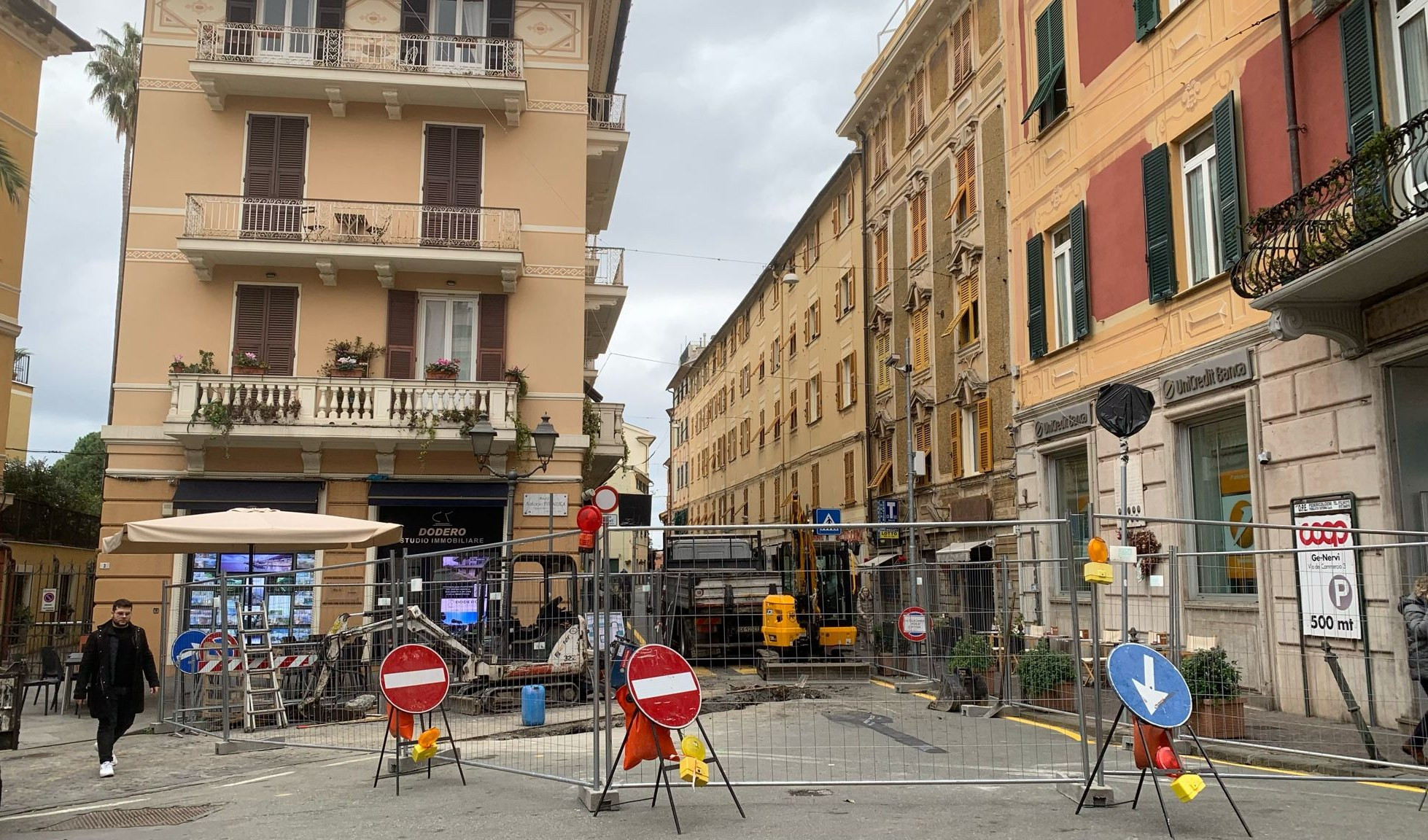 Nervi, ecco come cambia la viabilità con i nuovi lavori