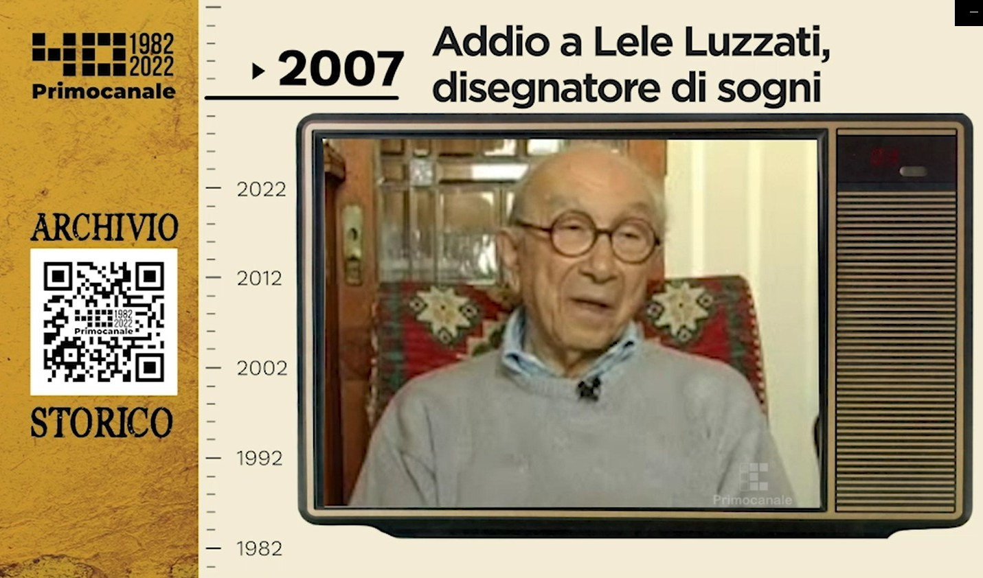 Dall'archivio storico di Primocanale, 2007: addio a Lele Luzzati