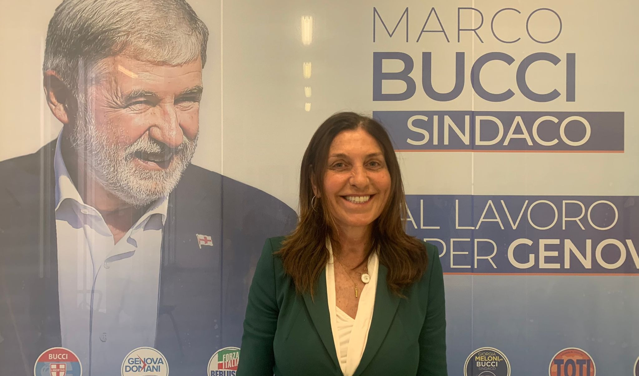 Elezioni, l'assessore Lorenza Rosso si ricandida con Bucci: 