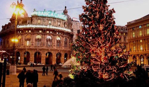 Genova, piazza De Ferrari sarà illuminata da 24 mila lampadine