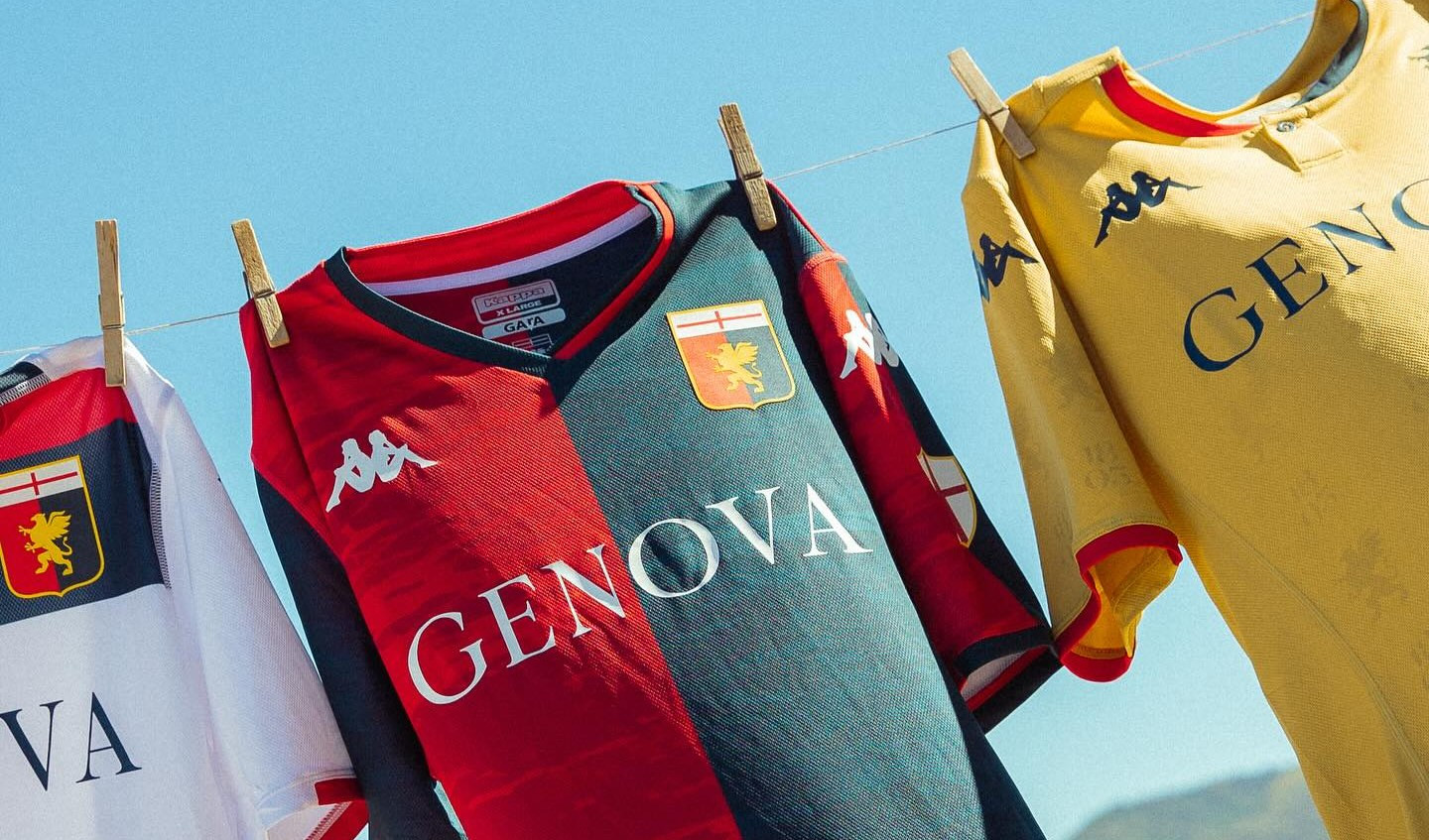 Il Genoa giocherà con la scritta Genova sulla maglia