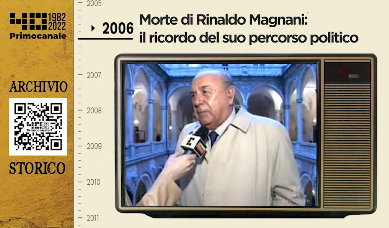 Dall'archivio storico di Primocanale, 2006: l'addio a Rinaldo Magnani