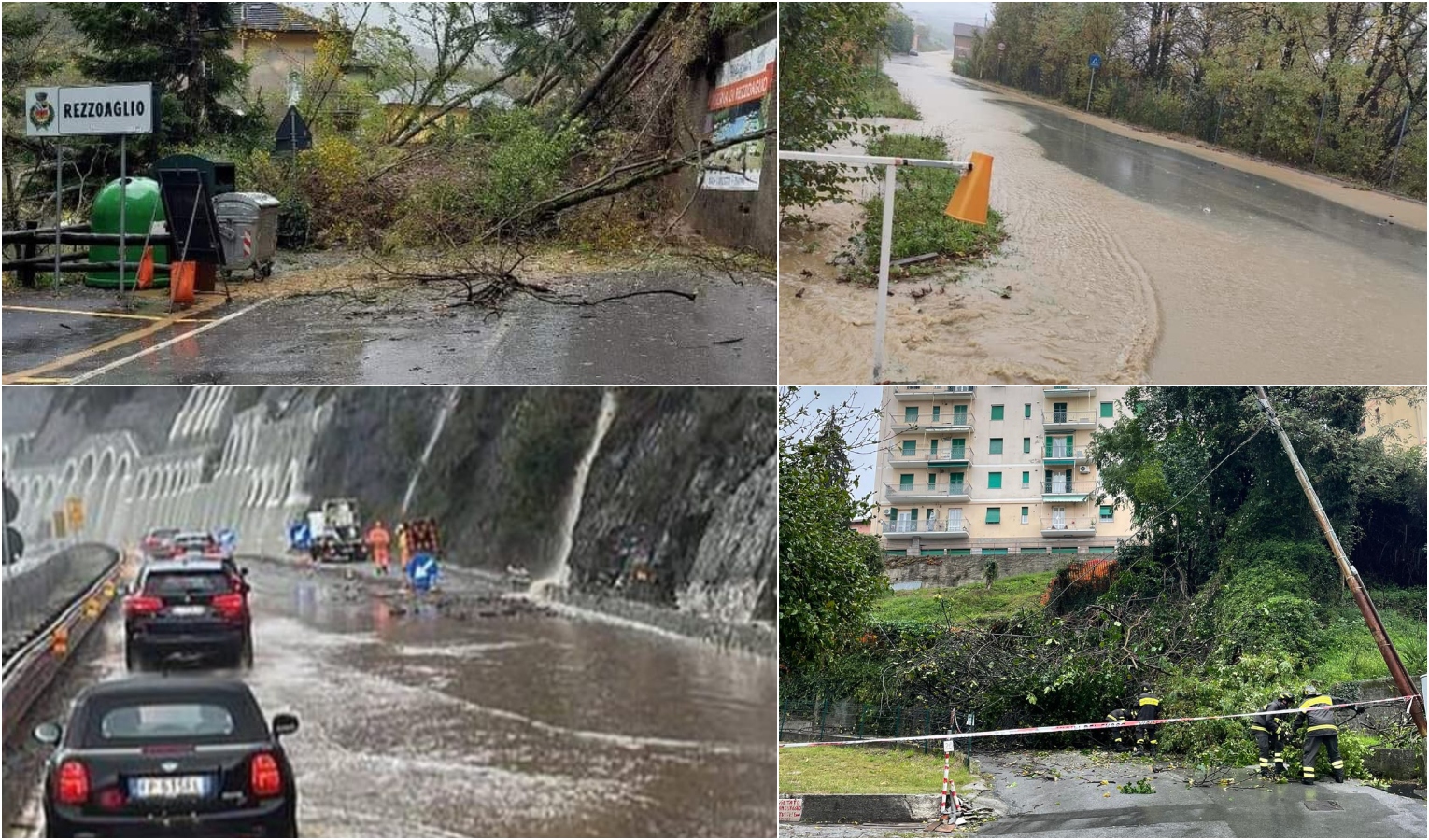 Liguria tra frane, vento di burrasca e allagamenti: il bilancio del maltempo