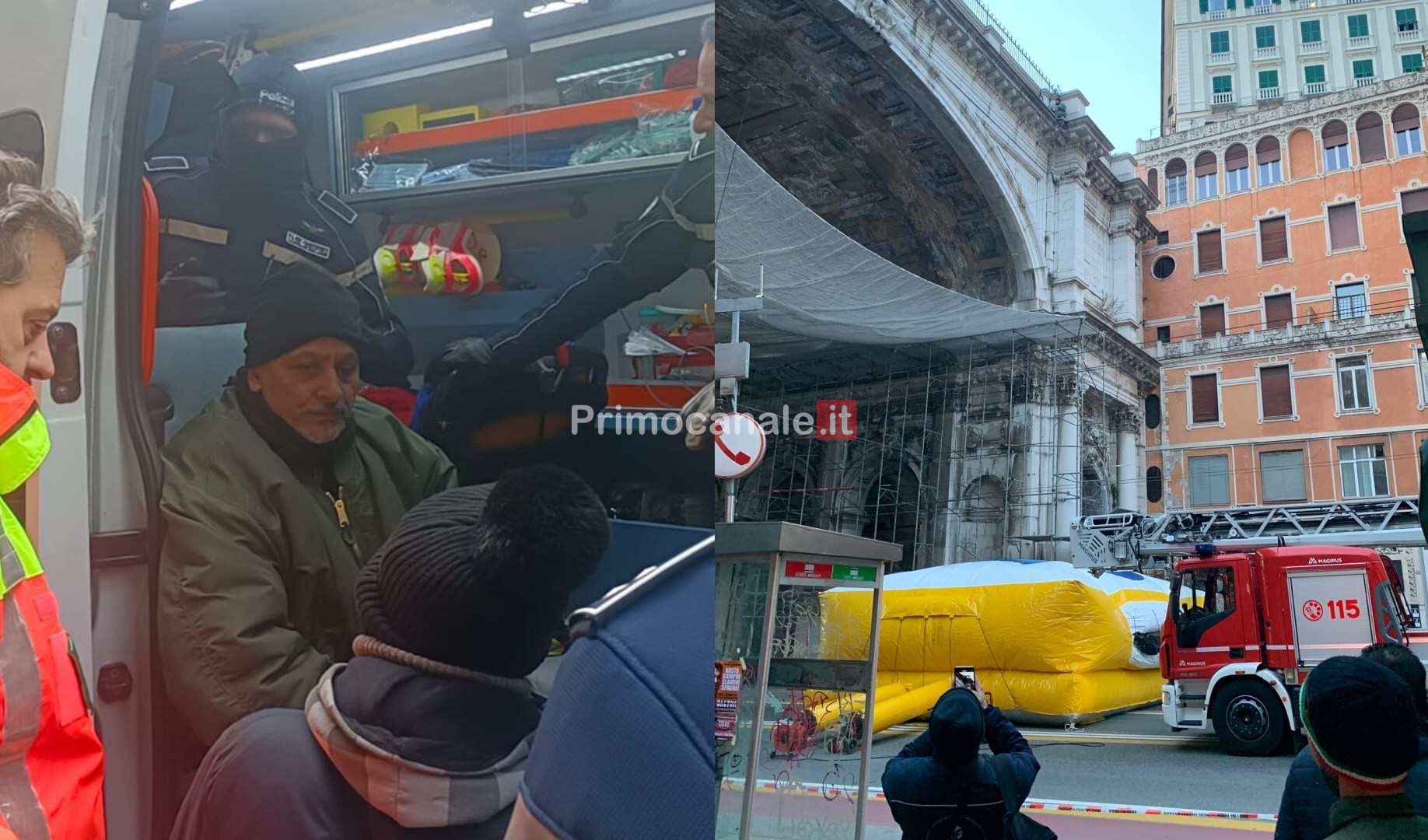 Sequestrano furgone e il paninaro minaccia di buttarsi dal Ponte Monumentale: lunedì l'incontro con il sindaco 