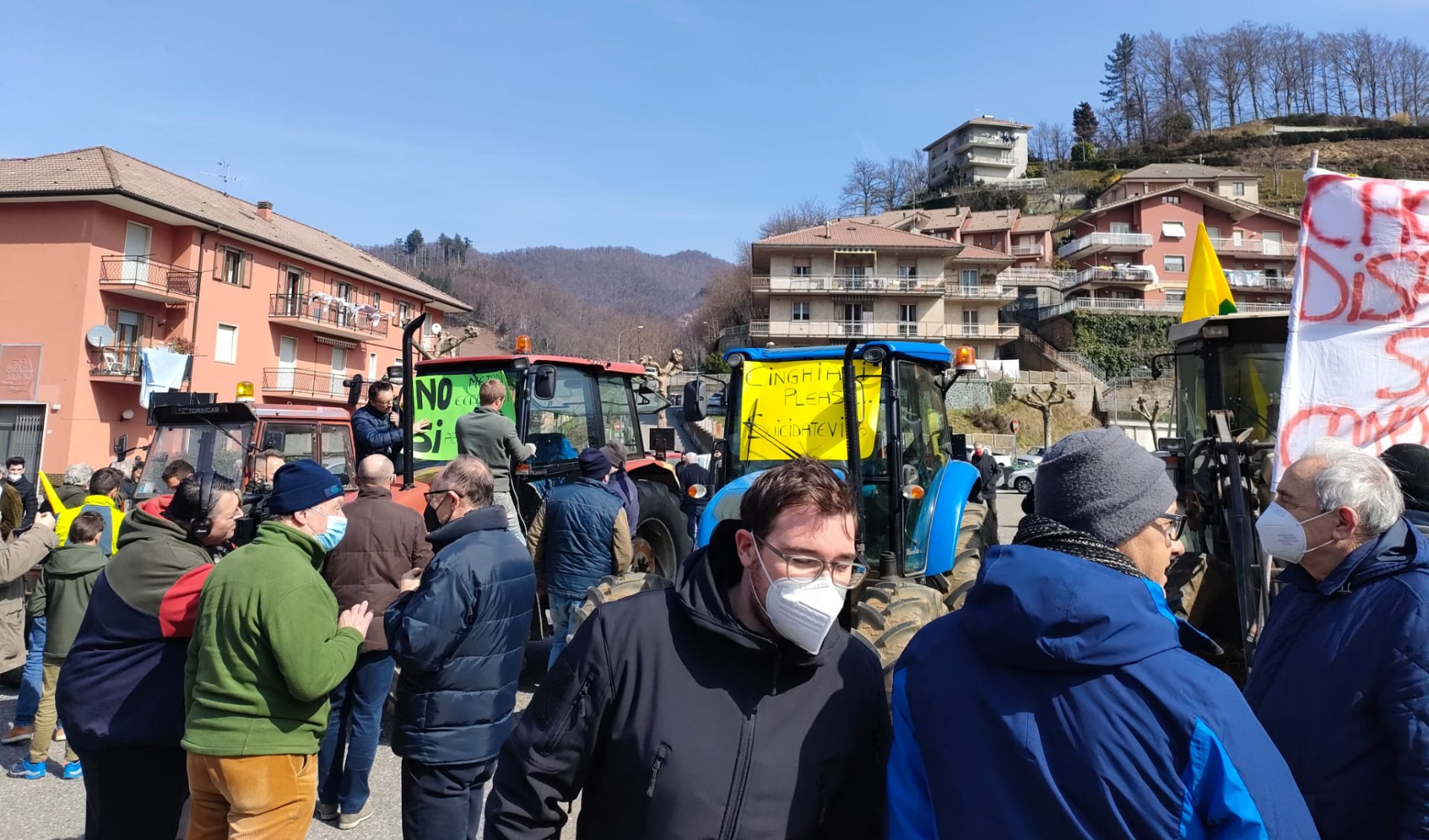 Peste suina, Masone in protesta per il lockdown dei boschi