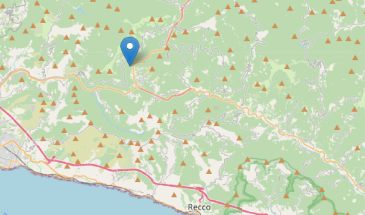 Ancora un terremoto nel genovesato, scossa di 2.3 a Davagna