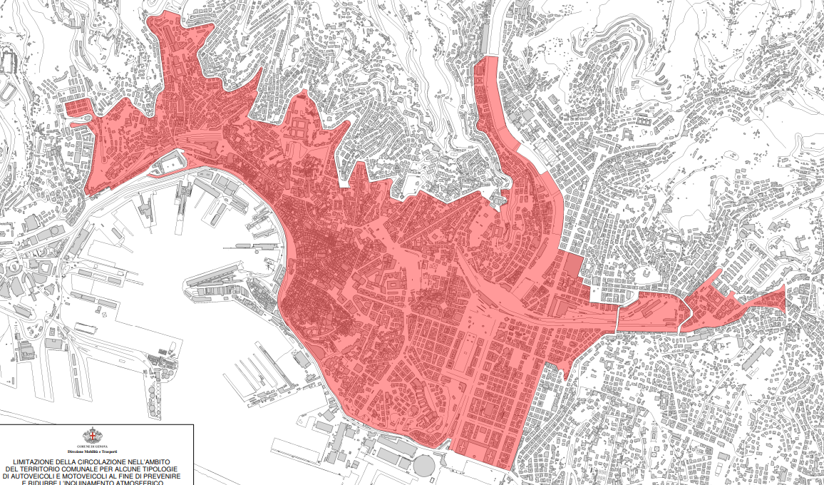 Genova, firmata l'ordinanza anti-smog: nuova deroga per Euro 3 