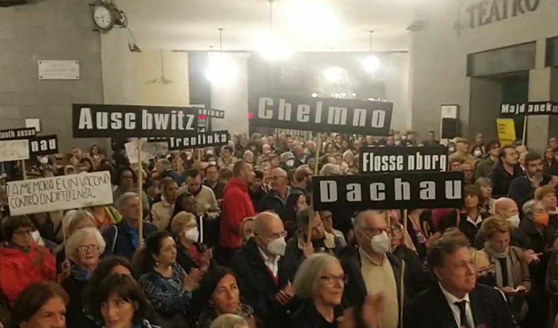 Genova, un migliaio di persone per la marcia in ricordo degli ebrei genovesi deportati